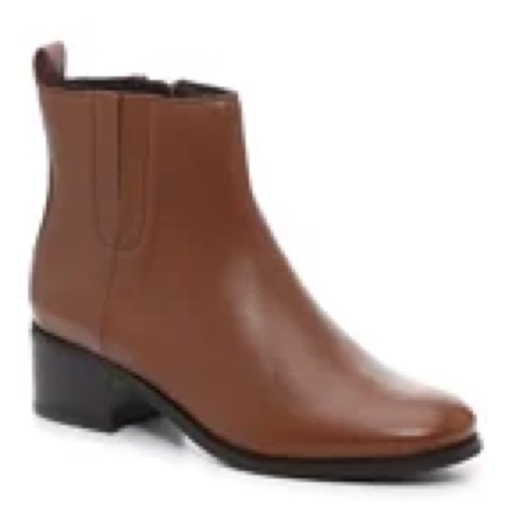 {{Cole Haan}} ‘Addie’ Brown Leather Ankle Boots